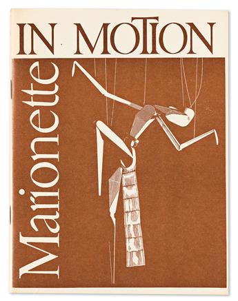 WILLIAM ADDISON DWIGGINS (1880-1956).  [MARIONETTE IN MOTION] & [PRELUDE TO EDEN]. Group of 4 books. Sizes vary.